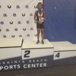 2nd Place 7-8 Year old Girls - 60 meter dash; 2nd Place - 200 meter dash; 3rd Place 400 meter dash