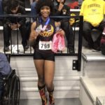 2nd in the Nation - 14 Year Old Girls 60 meter dash